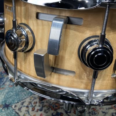 Russ McKinnon's, DW 14x6" Randall May/DW EQ Snare Drum 2005 - Natural Maple Oil image 16