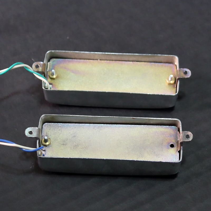 Vintage ('60s) Japanese Gold Foil Pickups (2) with Wiring Harness