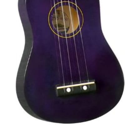 Diamond Head Rainbow Soprano Ukulele - Purple for sale