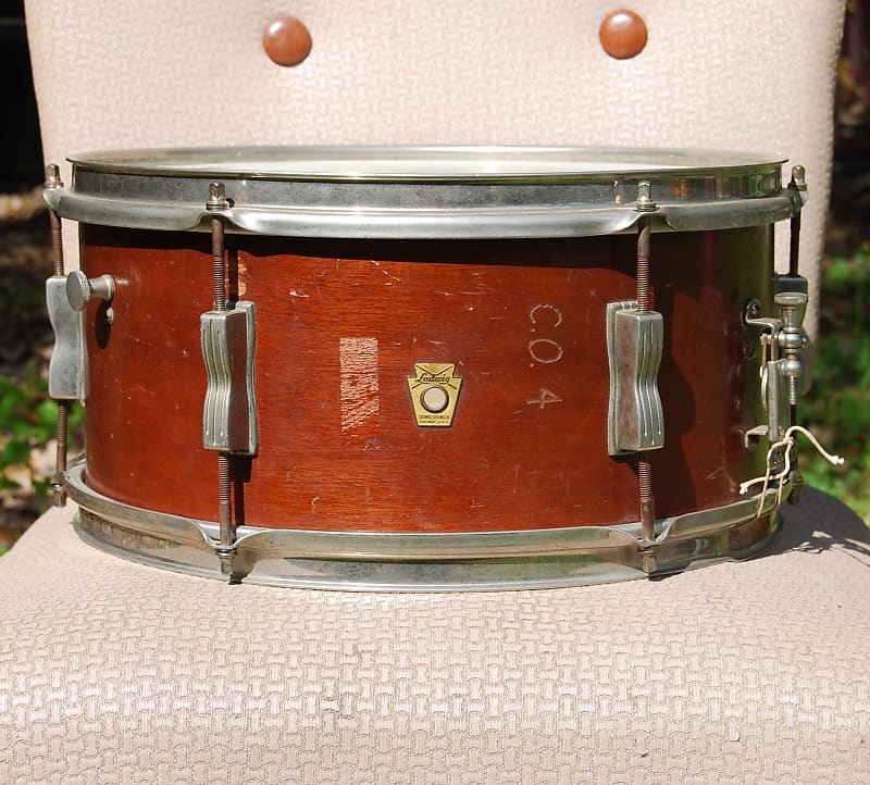 Ludwig No. 490 Pioneer 6.5x14" 6-Lug Snare Drum 1960 - 1968 image 1