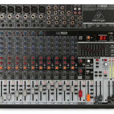 Behringer Xenyx X1832USB Mixer with USB and Effects image 1