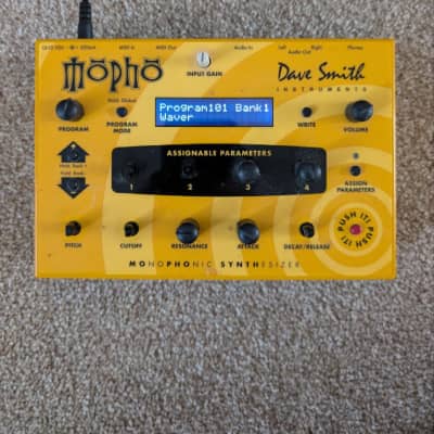 Dave Smith Instruments Mopho Desktop Monophonic Synthesizer 2008 - 2016 - Yellow