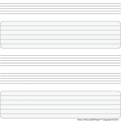 Music Theory Staff Paper - Manuscript Paper With Keyboard 