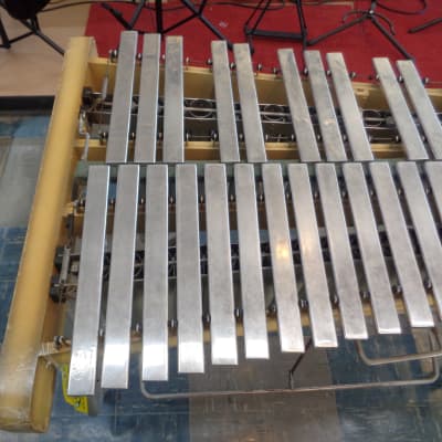 Used Deagan 3 Octave Vibraphone w/Foot Damper, Stand, and Locking Wheels image 10