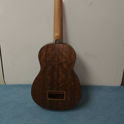 Hadean Acoustic Electric Left-Handed Bass Ukulele UKB-23L Body Project/Repair image 7
