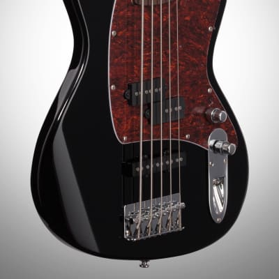 Ibanez TMB105 Talman Electric Bass, 5-String - Black image 4
