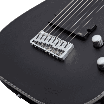 Schecter Damien Platinum 8 Satin Black E-Gitarre image 4
