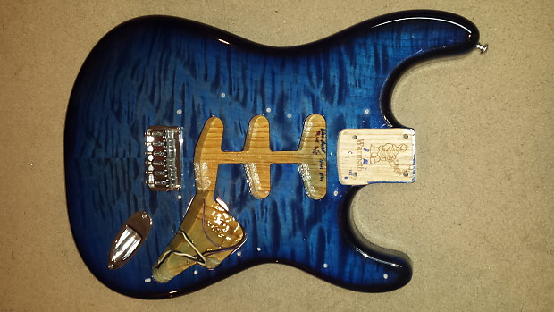 Warmoth Body Quilted Maple on chambered Swamp Ash