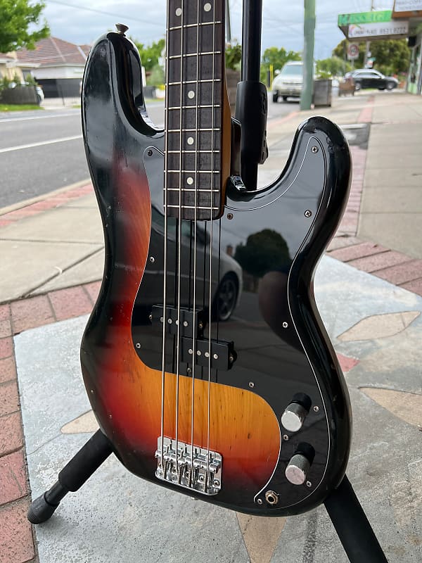 Fender Squier 4String Precision Bass MIJ Sunburst Reverb