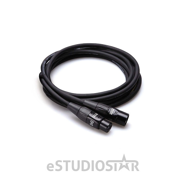 Hosa HMIC-100 REAN XLR3F to XLR3M Pro Mic Cable - 100' image 1