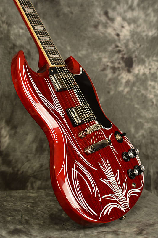 Epiphone G-400 SG Pro Cherry Custom Hot Rod Von Dutch