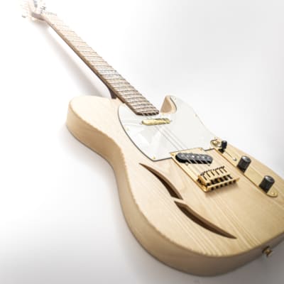 Mithans Guitars T'leafes (roasted maple) boutique electric guitar image 8