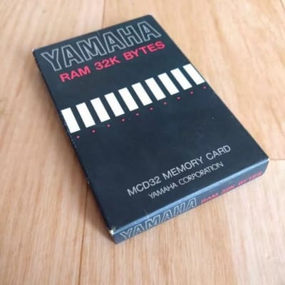 YAMAHA MCD32 RAM 32K BYTES Memory Card TG55 SY22 SY35 SY85 SY77 SY99 YS200 TX81Z DX EOS image 3