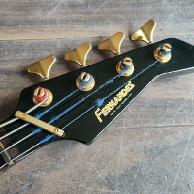 1990's Fernandes Japan FRB-65 Revolver Active Bass (Black