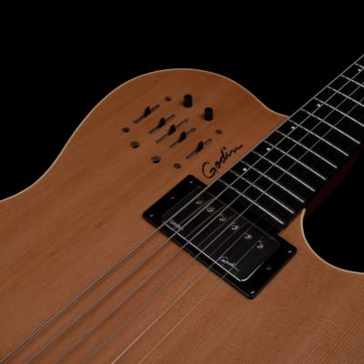 Godin A6 Ultra Natural SG Electric Acoustic Guitar image 6