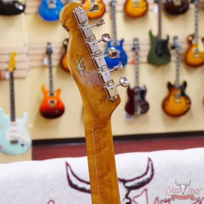 Fender Custom Shop Ltd Knotty Pine Telecaster Thinline Hand-Wound Pickups Aged Natural image 11