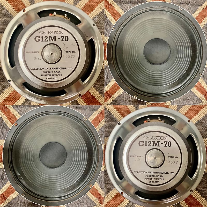 ジャンク品　Celestion G12M-70 4個セット Heritage Series G12M (Legacy) - Celestion