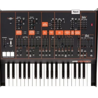 Korg ARP Odyssey FS Rev3 37-Key Duophonic Analog Synthesizer DIY Kit 2023 - Present - Black Discount!