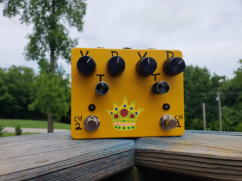 Pedal PCB  Paragon Overdrive - Faecain Pedals - 2022 Yellow/Black image 1