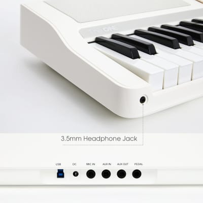 Keyboard Piano, 61 Key Piano Keyboard For Beginner/Professional, Electric Piano W/Lighted Keys, Music Stand & Piano App, Supports Usb Midi/Audio/Microphone/Headphones/Sustain Pedal image 5