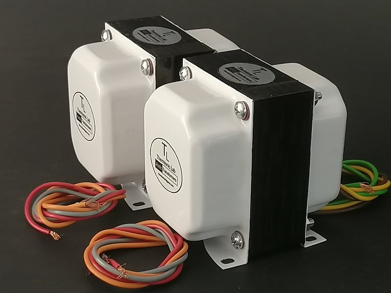 EL 84-6BQ5 Single Ended Output Transformer(PAIR) -Spud Amplifier End Bells-Thermionic Lab  			