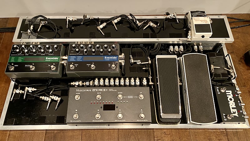 Complete Custom Pedal Board Programable switching wet/dry/wet | Reverb