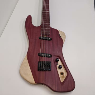 Something Awesome. Low30 Bass VI Purpleheart/Maple image 4
