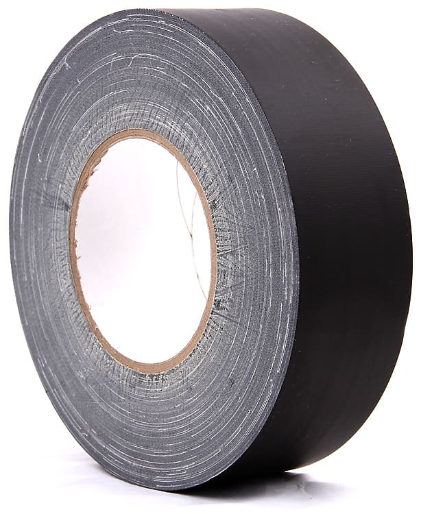 Hosa GFT-447BK 2-inch Gaffer Tape - 60-yard Roll - Black image 1