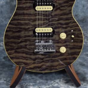 Sterling SUB Series Axis AX3 Electric Guitar by Music Man Transparent Black Reverb