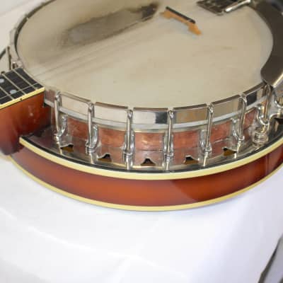 Vintage 1960's Vega Wonder Plectrum 4 String Banjo With Hard Shell Case image 17