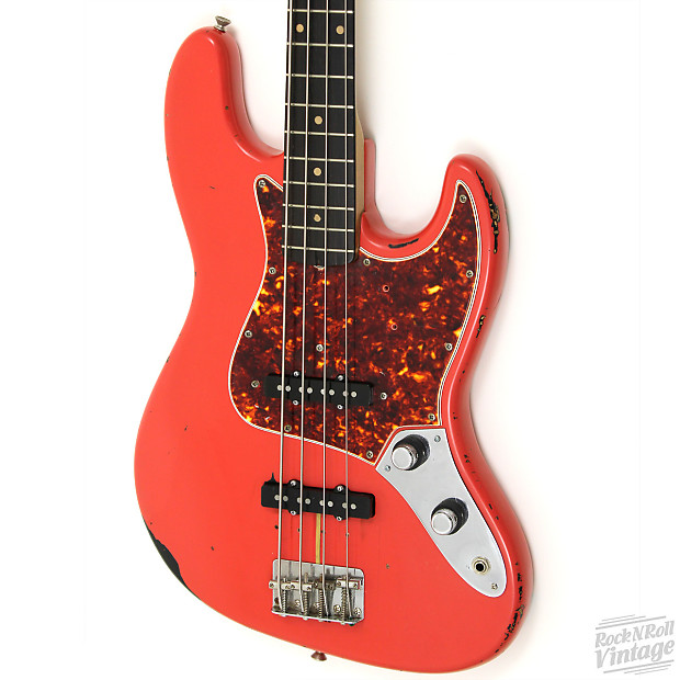 Fender jazz online bass fiesta red