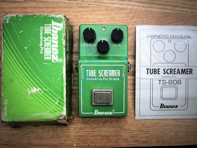 Ibanez TS808 Vintage Tube Screamer JRC4558D With Box
