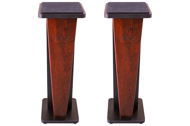 Zaor Stand Croce 36 | Monitor Stand | Pair (Black Cherry)