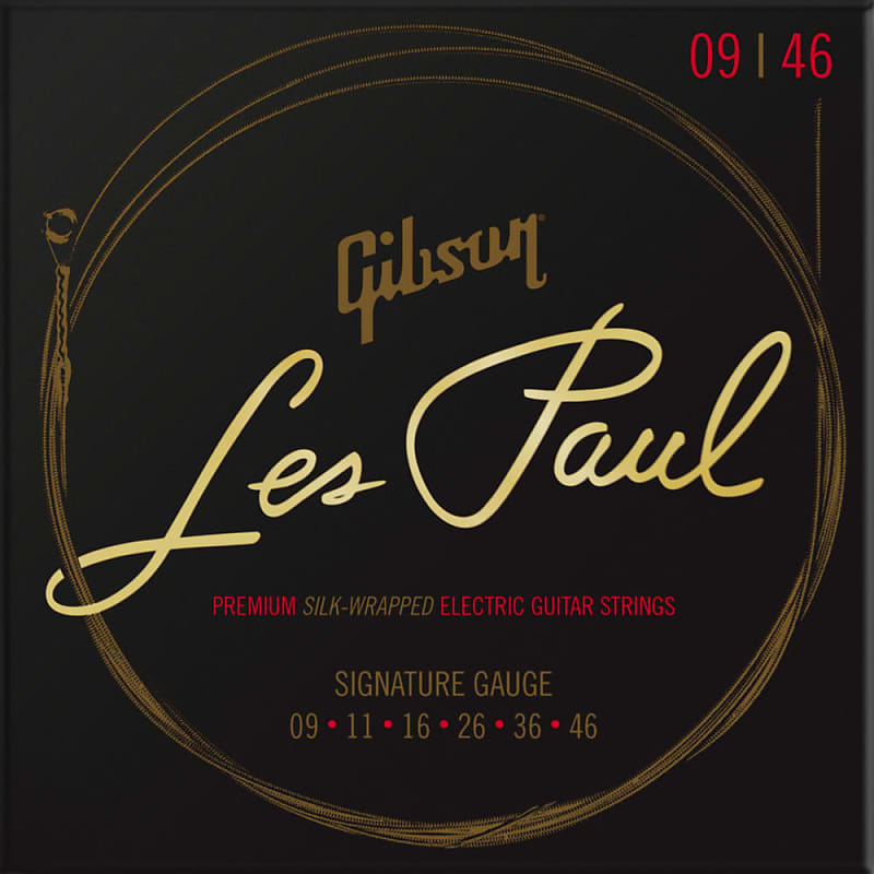 Gibson Les Paul Premium Electric Guitar Strings - Signature Gauge 9-46 image 1
