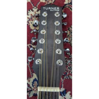 Turner 40CE 12-String Dreadnought Electro Acoustic Guitar image 20