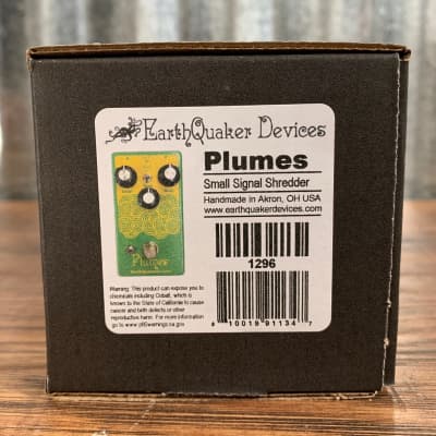 Earthquaker Devices Plumes Low Medium Overdrive JFET OpAmp Guitar Effect Pedal image 9