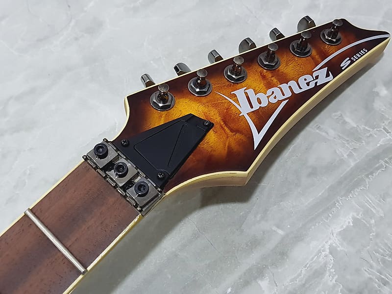 LOADED Ibanez Neck S670QM in DEB w/ Cosmo Black Hardware Reverb