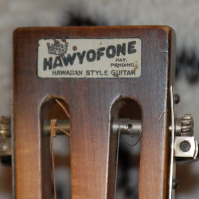 Regal  Hawyofone Acoustic Lap Steel Guitar 1935 image 11