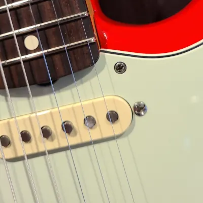 Custom Fender Stratocaster Hot Rod Red Nitro Knopfler '61 Inspired w/Gigbag Very Light Relic image 5