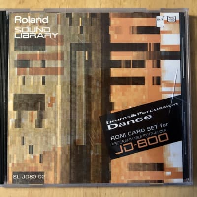 Roland JD-800 Rom Card Set ‘Drums & Percussion DANCE’ SL-JD80-02