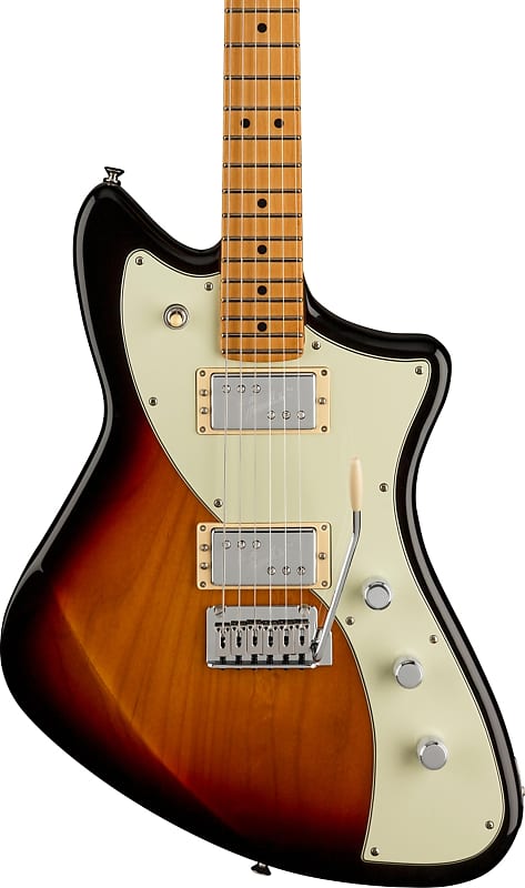 Fender Player Plus Meteora HH Electric Guitar, Maple FB, 3-Color Sunburst w/ Bag image 1