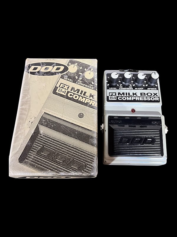 DOD Milk Box Compressor FX84 White 1990s | Reverb