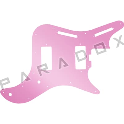 Custom Pickguard For 2020 - 2024 Made in America Nordstrand Acinonyx Short Scale Bass - Pink Mirror Acrylic .125"