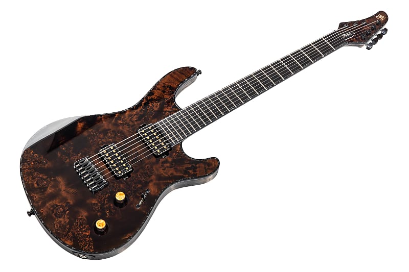 Mayones Regius Pro 7 String Trans Black (2017) - Guitar Compare