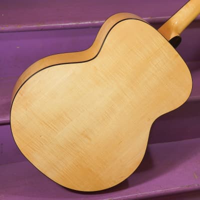 2012 Twigg-Smith (Vermont-made, Boutique) Jumbo Guitar (VIDEO! Flamed Maple, Fancy, Ready to Go) image 9