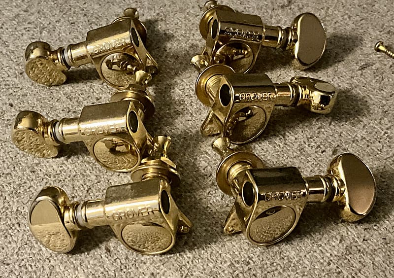 Grover Tuners 3x3 18-1 - Gold | Reverb