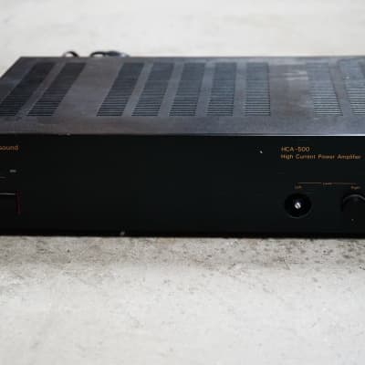 Parasound HCA-500 Black Power Amplifier for parts/repair image 1