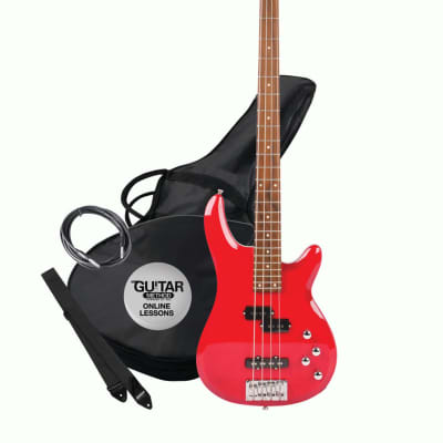 Ashton AB4TRD Bass Guitar in Red for sale