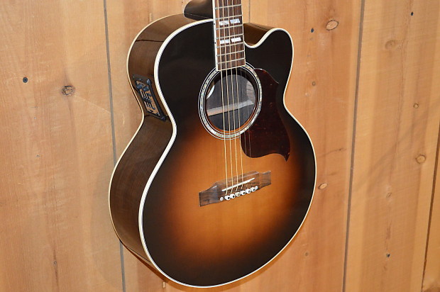 Gibson J-165 EC Rosewood 2012 Sunburst factory pickup