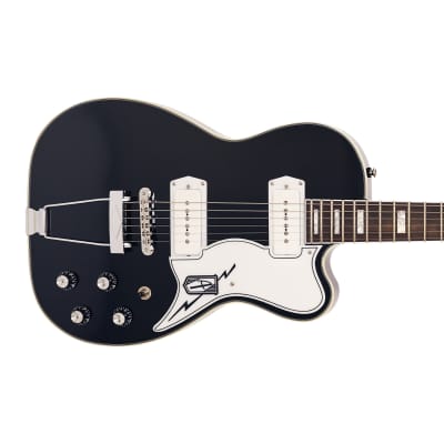 Airline Guitars Tuxedo - Black - Hollowbody Vintage Reissue Electric Guitar - NEW! image 2